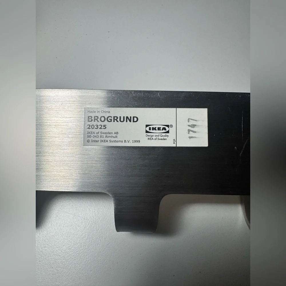 IKEA BROGRUND Hanger for door, stainless steel